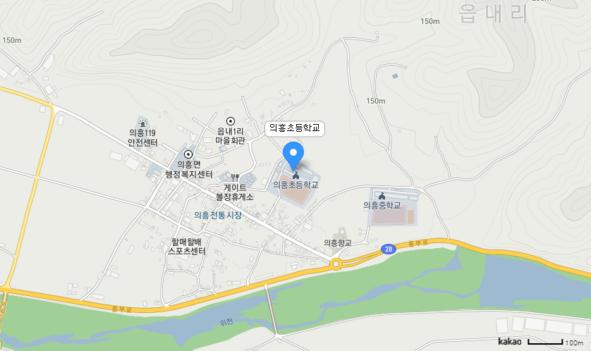 학교 찾아오시는 길 지도